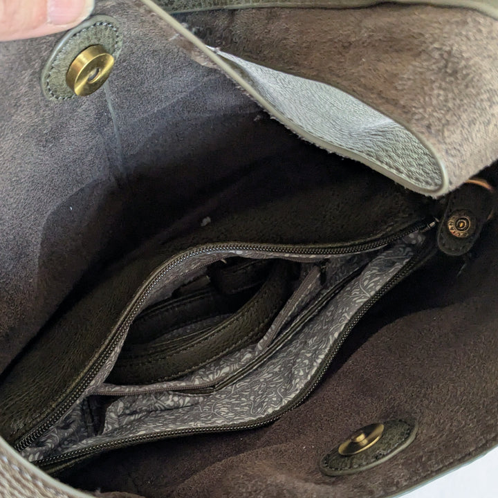 Joy Susan Leather Hobo and Crossbody Set