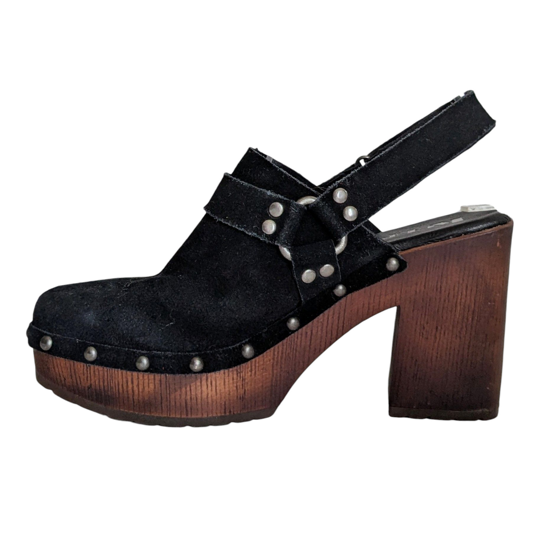 Korks Suede Clogs Size 6