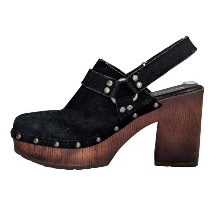 Korks Suede Clogs Size 6