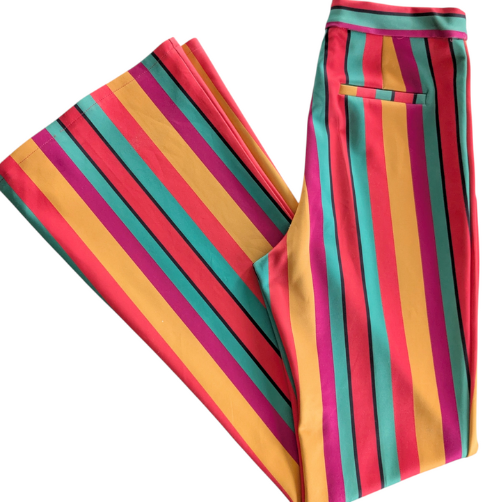 A Calin for Flying Tomato Striped Pants Size Medium
