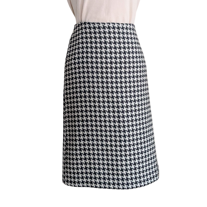 MaxMara Houndstooth Pencil Skirt Size 6