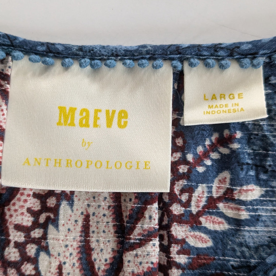 Anthropologie Maeve Top Size Large