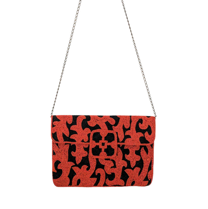 Akira Black Label Brighid Beaded Clutch