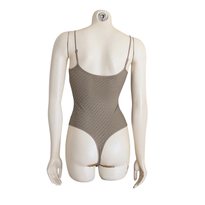 Skims Logo Mesh Bodysuit Size Small