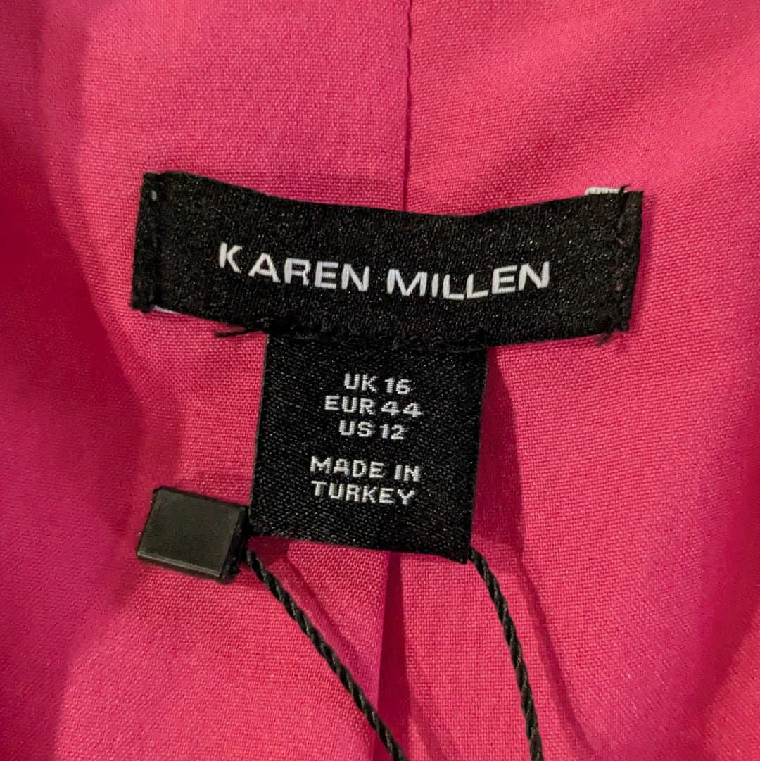 Karen Millen Compact Stretch Playsuit Size 12