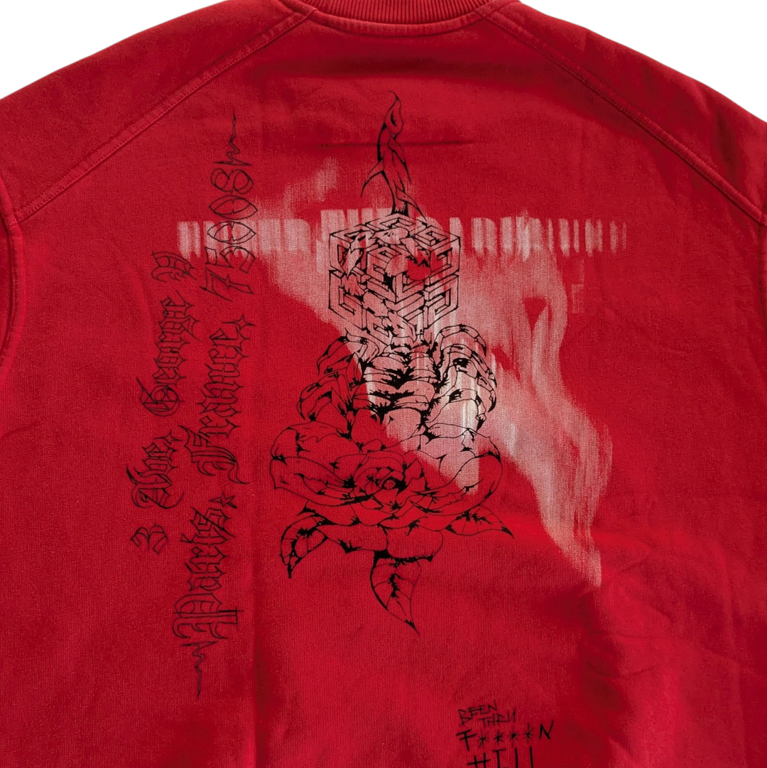 Givenchy Men's 4G Cubix Oversized Sweatshirt Size XXS