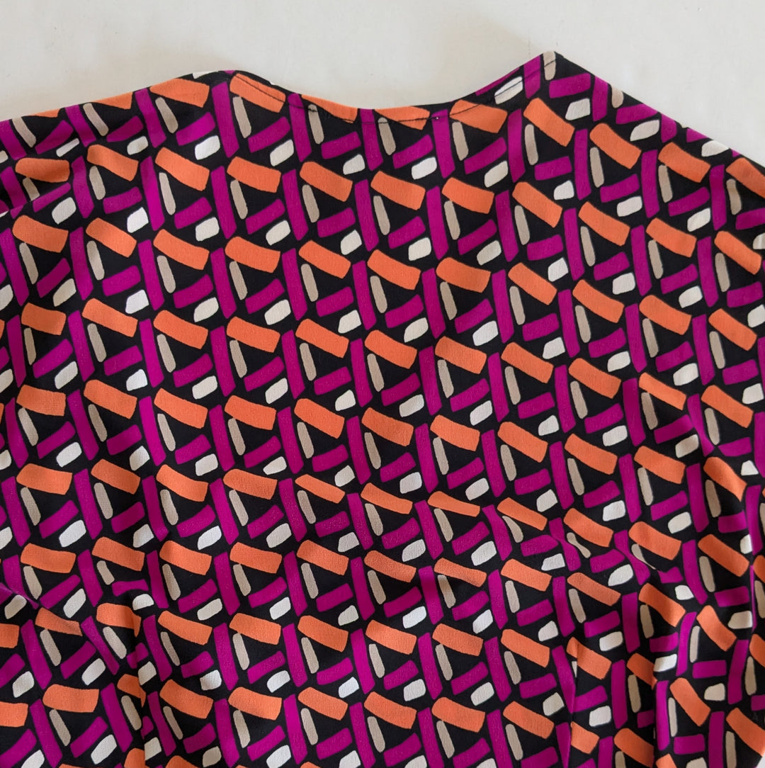 Maggy London Faux Wrap Dress Size 8
