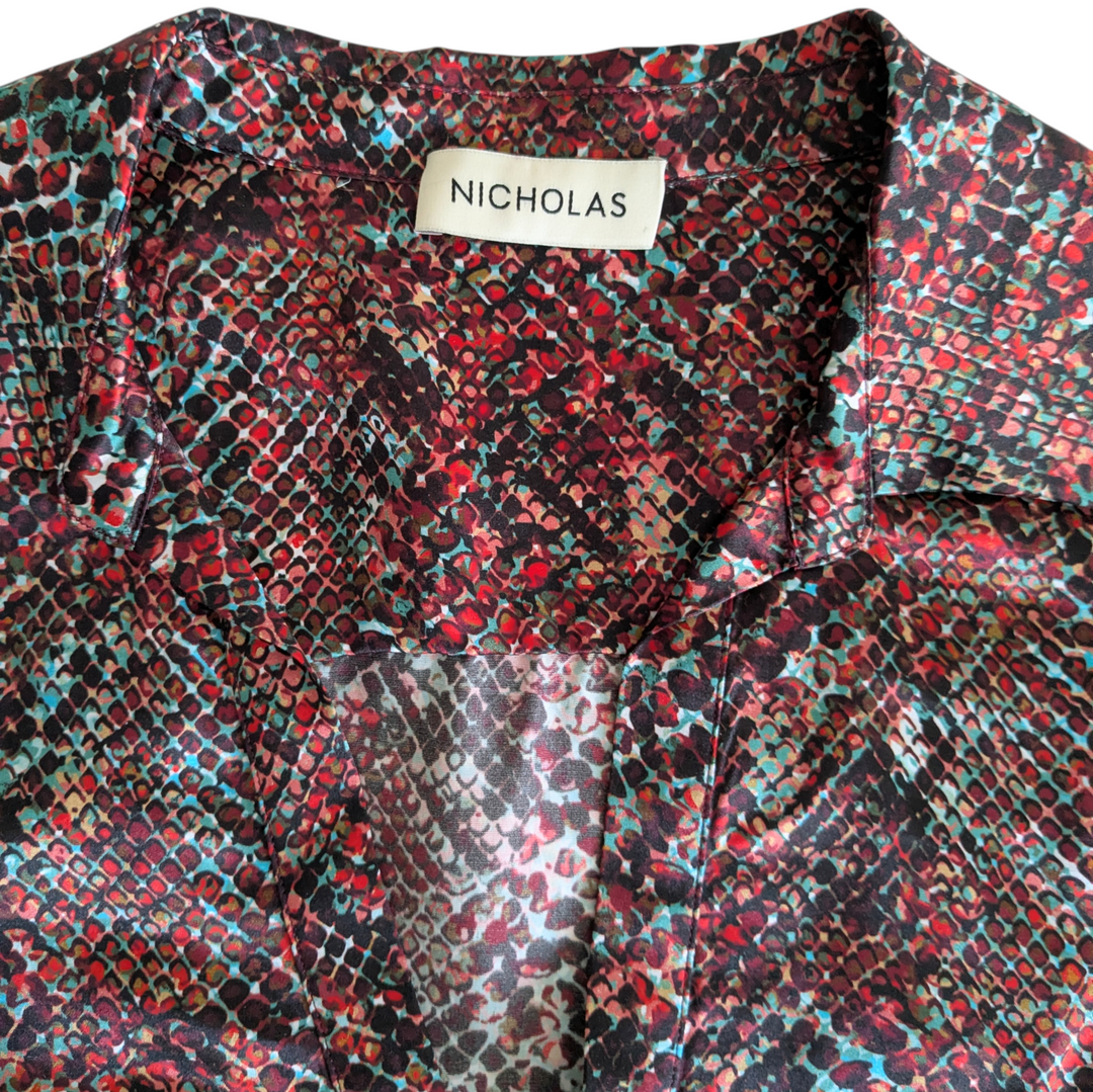 Nicholas Silk Blend Blouse Size 8