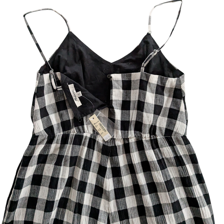 Madewell Gingham Jumpsuit Size XS NWT