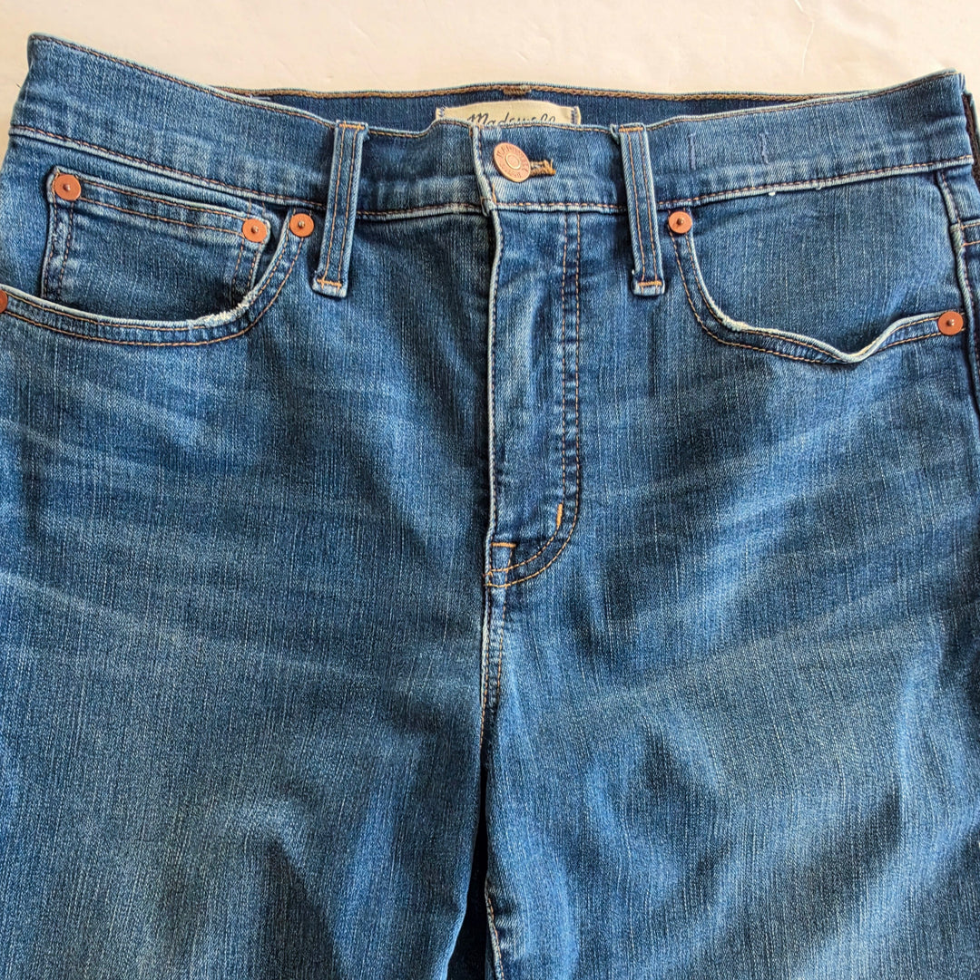 Madewell Cali Demi Boot Cropped Jeans Size 28