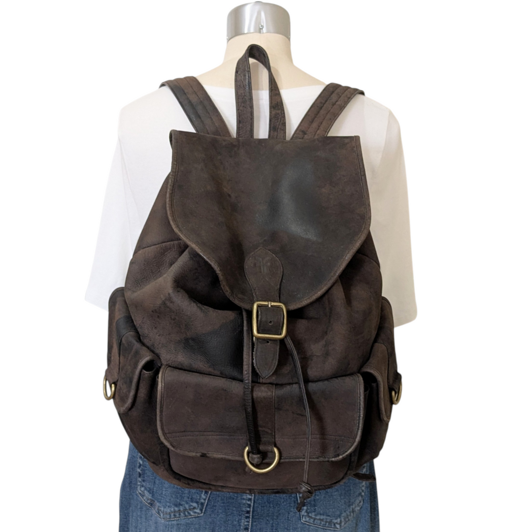 Frye Vintage Leather Backpack