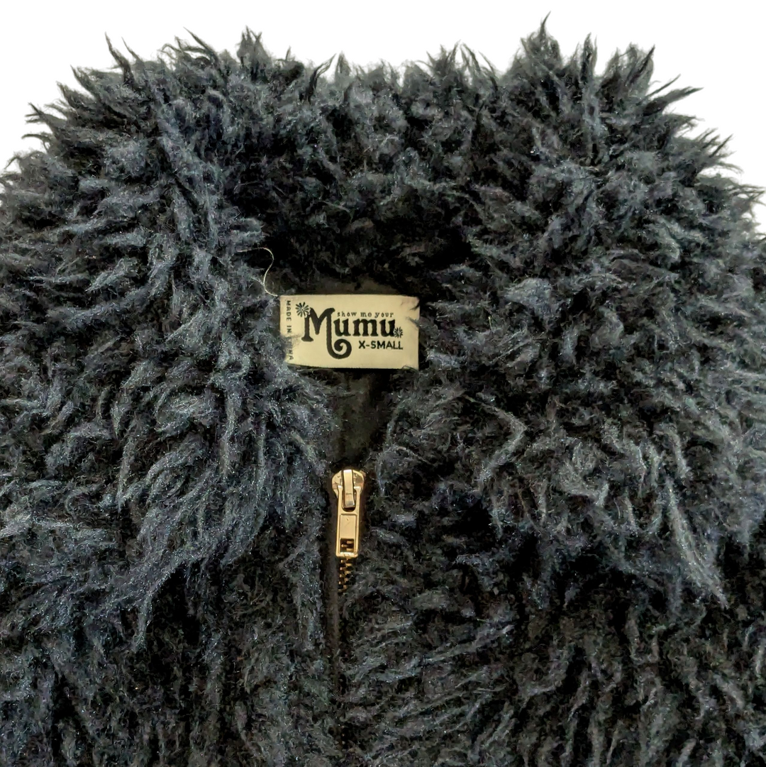 Show Me Your MuMu Sheldon Faux Fur Coat Size XS