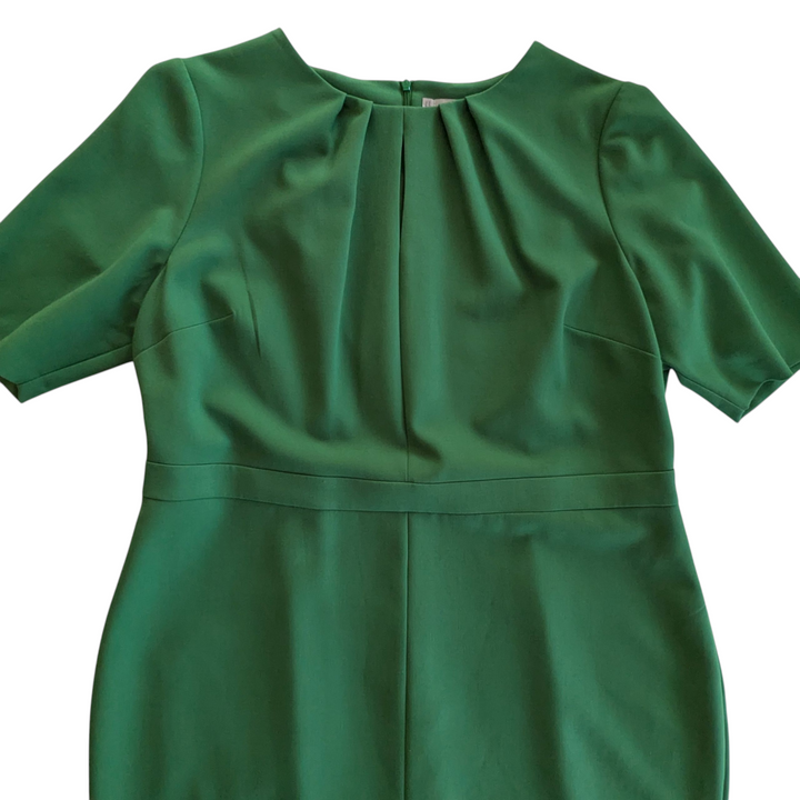 Hobbs Tillie Green Sheath Dress Size 14