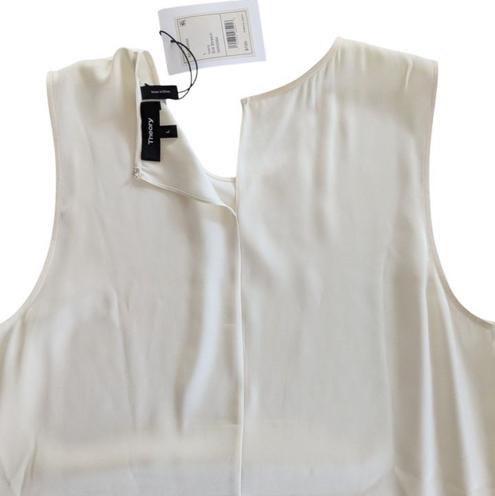Theory Bringam Silk Stretch Shell Size Large NWT