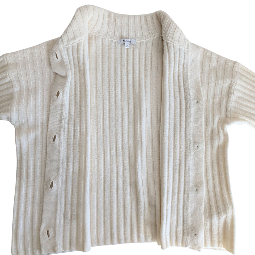 Madewell Cream Cardigan Size XL