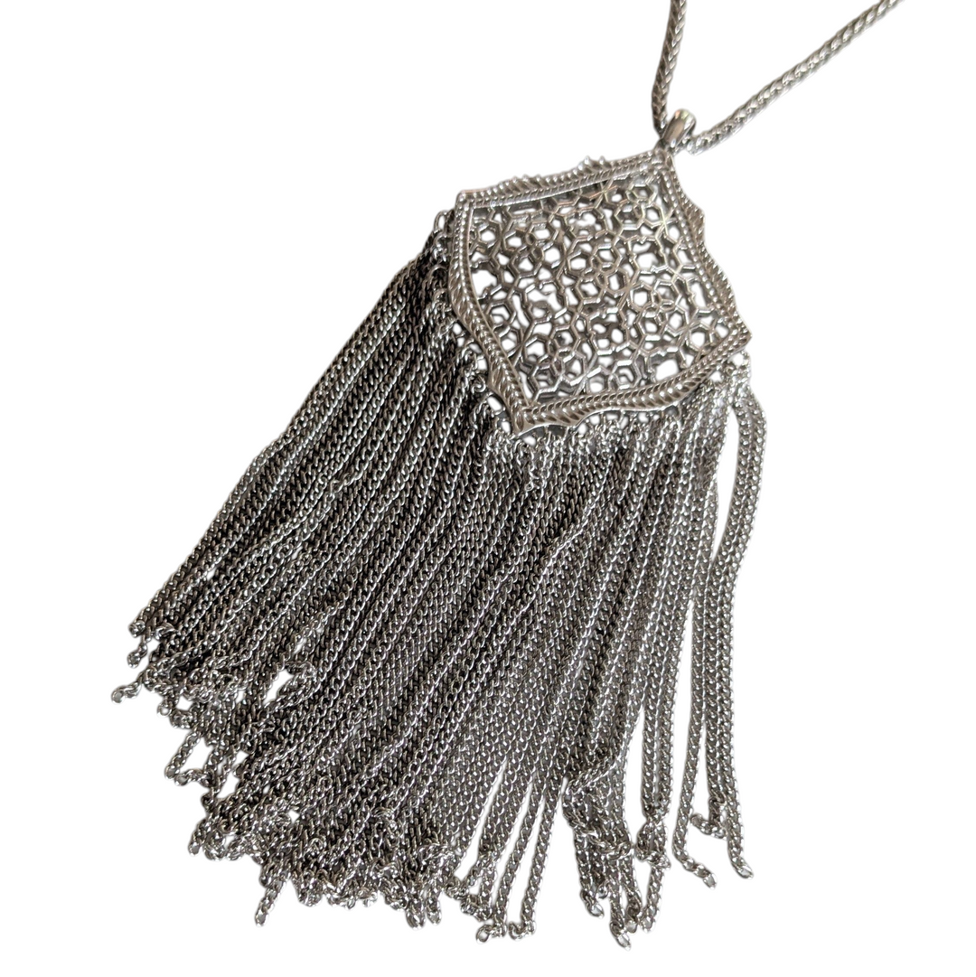 Kendra Scott Kingston Fringe Tassel Pendant Necklace