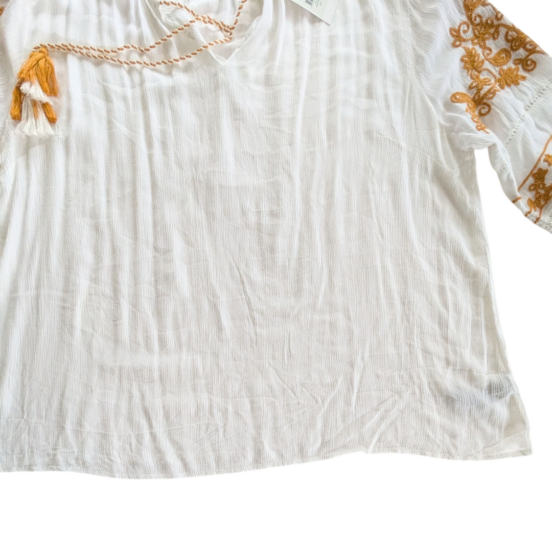 Starling Reine Top Spirit Embroidered Shirt Size Large NWT