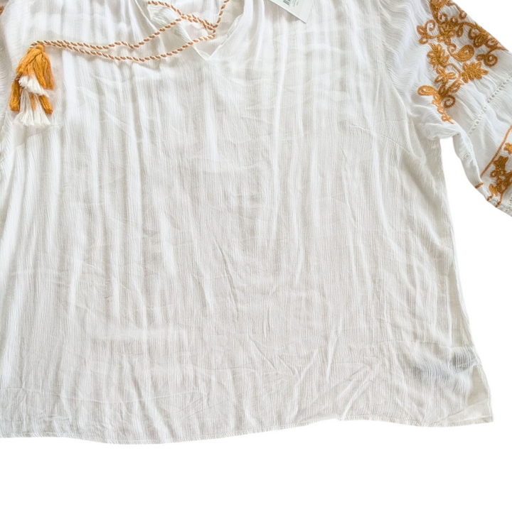 Starling Reine Top Spirit Embroidered Shirt Size Large NWT