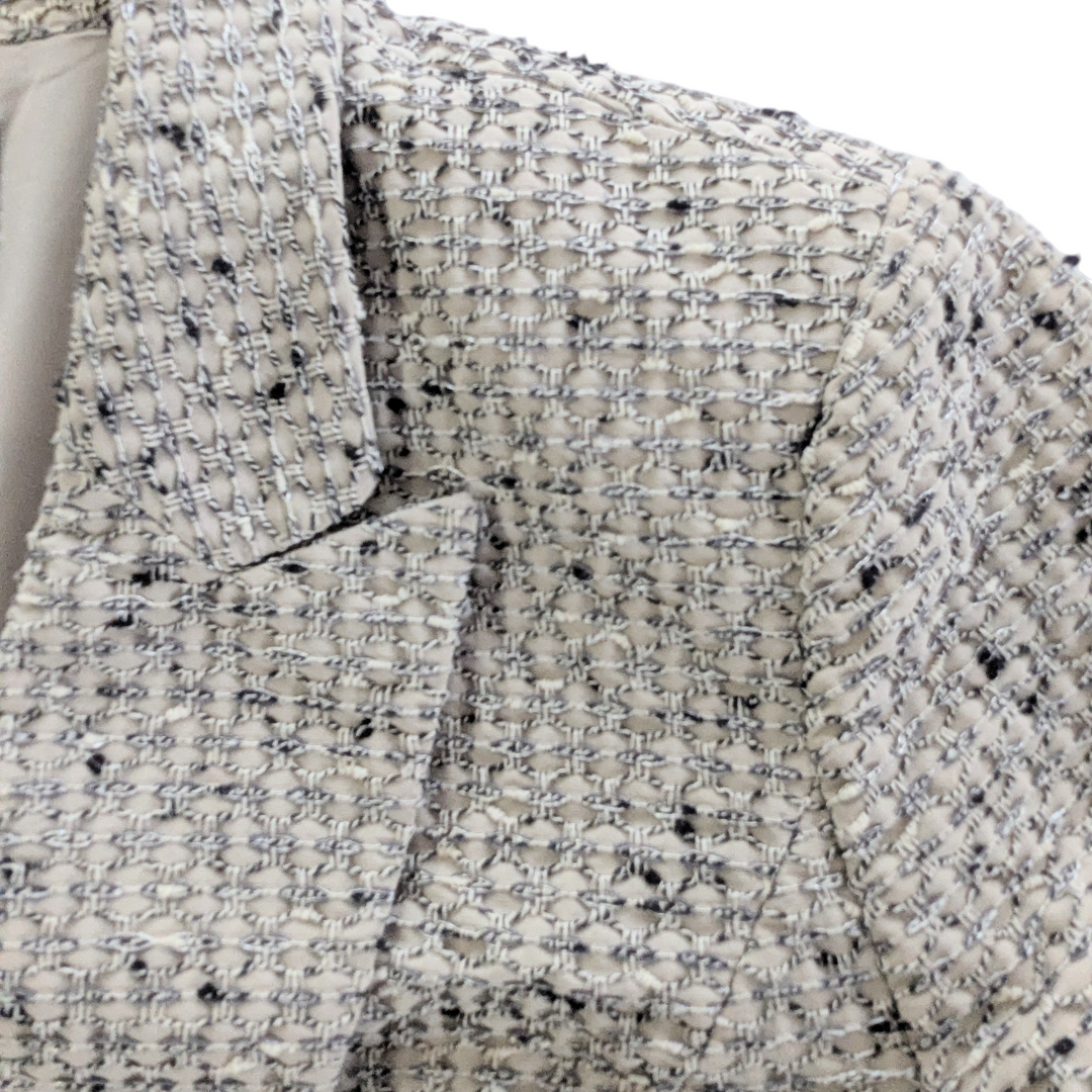 Lafayette 148 Tweed Top Coat Size 16
