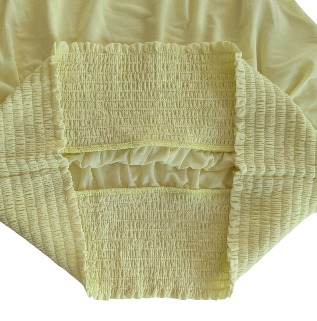 Express Yellow Sleeveless Top Size Large