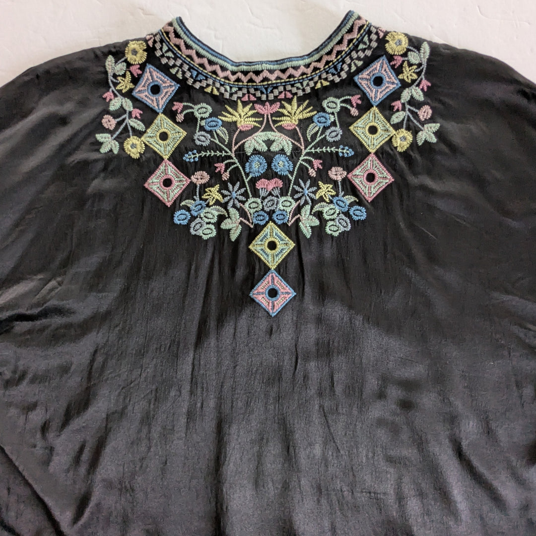 Johnny Was Biya Hendaya Tunic Size Small