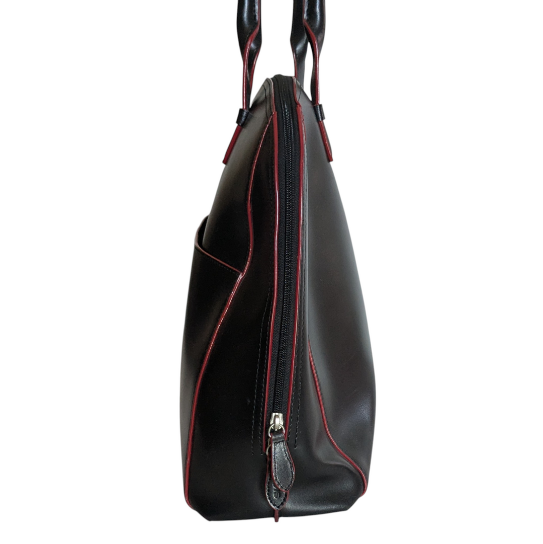 Lodis Audrey Buffy Leather Domed Shoulder Tote Bag