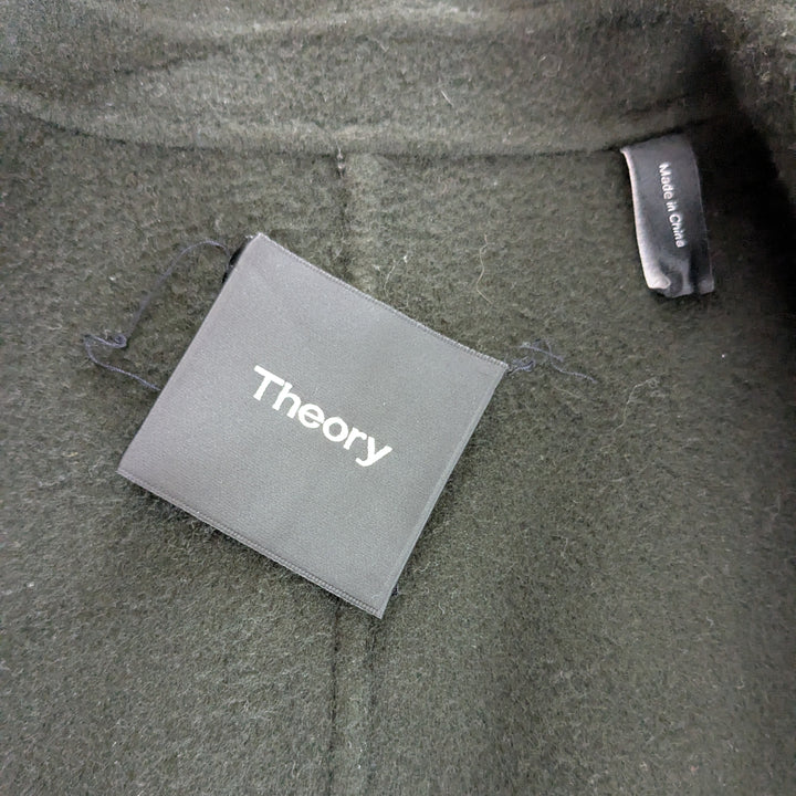 Theory Wool and Cashmere Wrap Coat Size Small