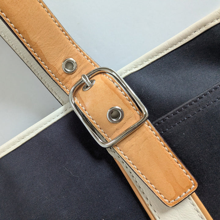 Coach Hampton Canvas and Leather Tote Bag