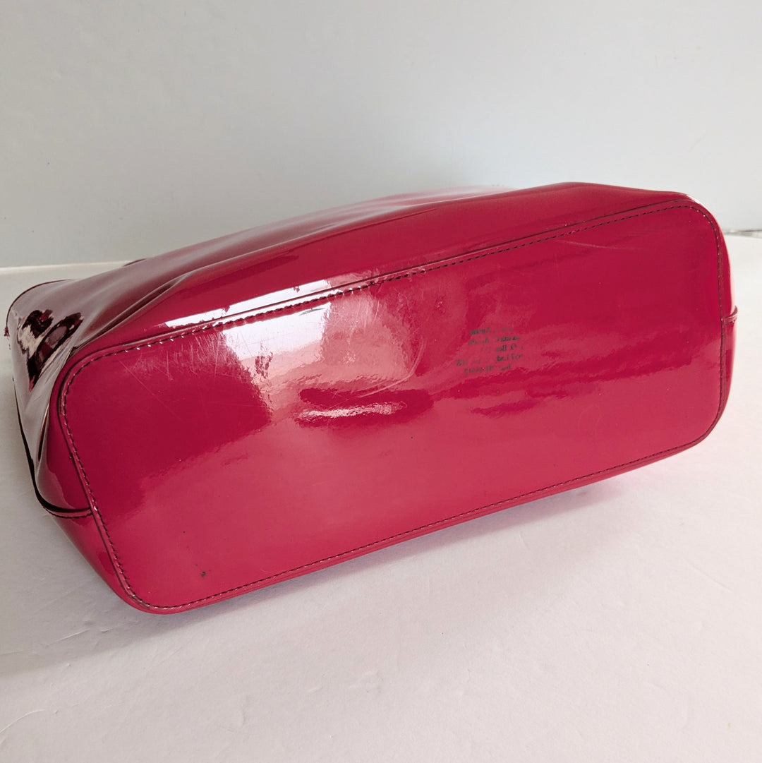 DKNY Hot Pink Patent Leather Tote