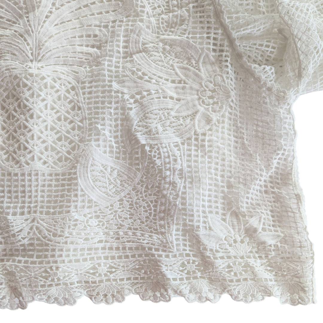 FARM Rio Guipire Lace Top Size Large