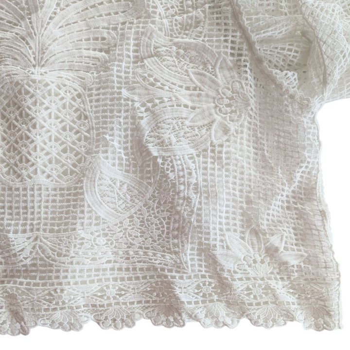 FARM Rio Guipire Lace Top Size Large