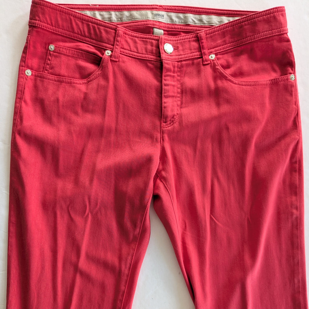 Armani Collezioni Red Jeans Size 31