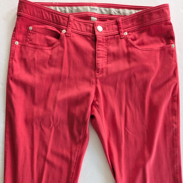 Armani Collezioni Red Jeans Size 31