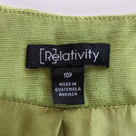 Relativity Green Blazer Size 10P