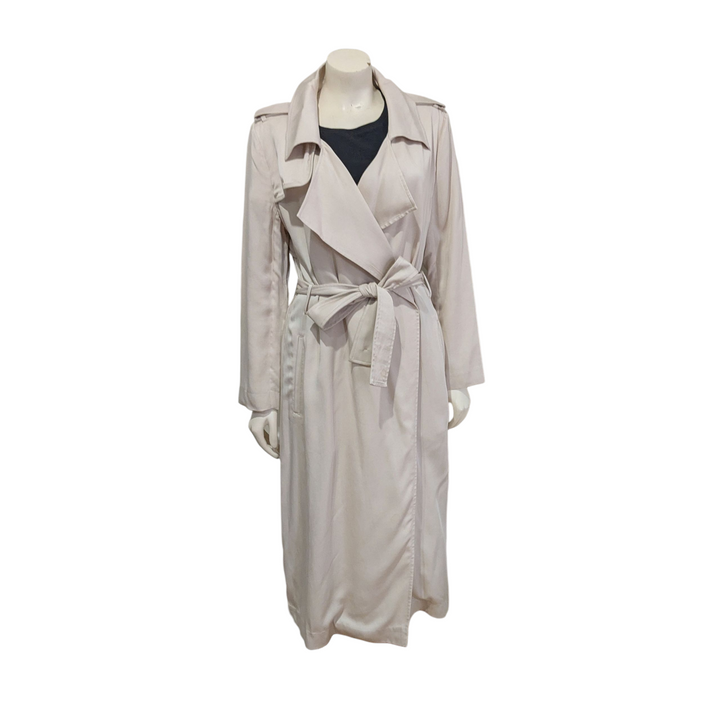 Badgley Mischka Trench Coat Size Medium