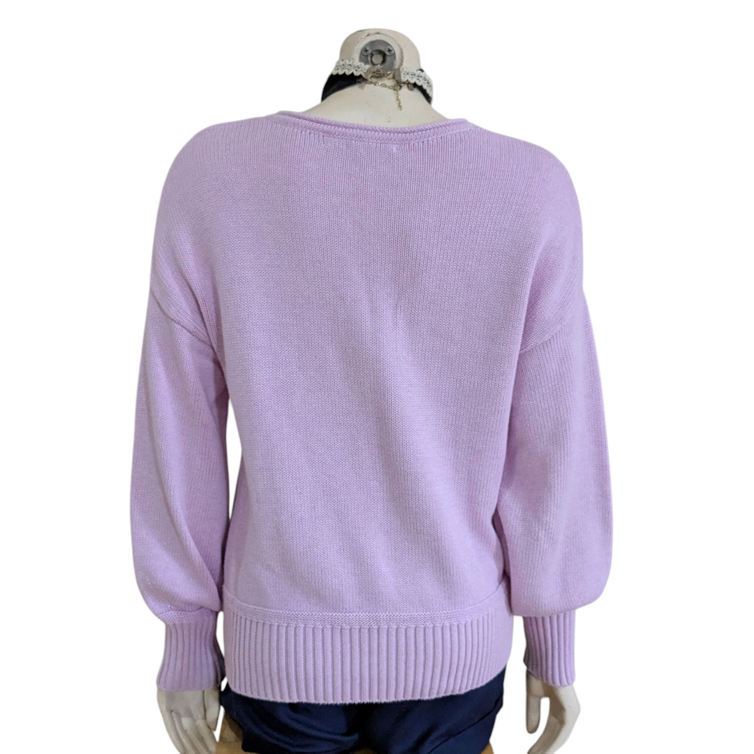 Tommy Bahama Lilac Cotton Sweater Size Small
