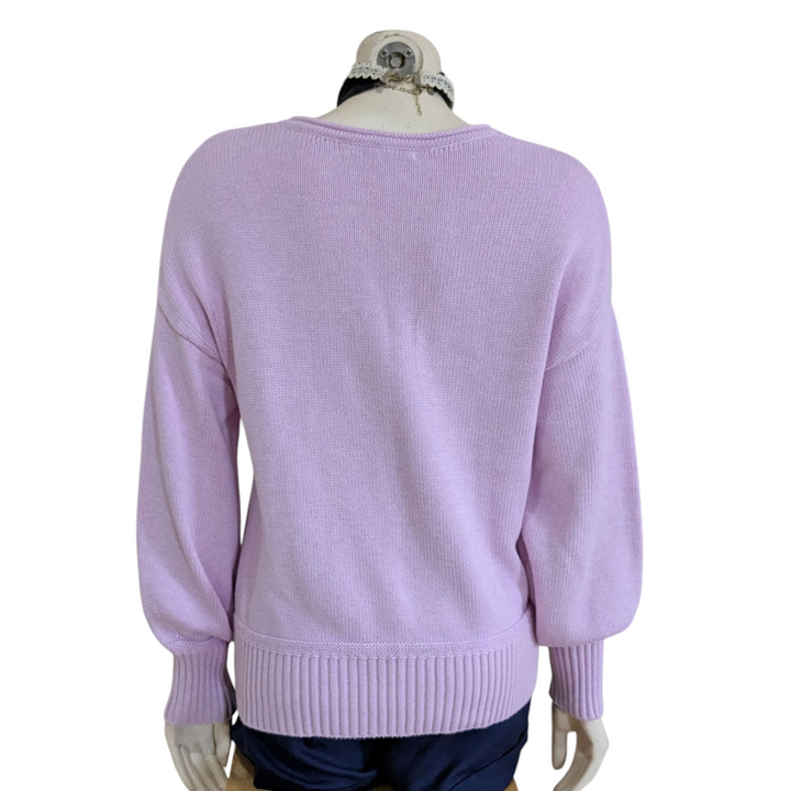 Tommy Bahama Lilac Cotton Sweater Size Small