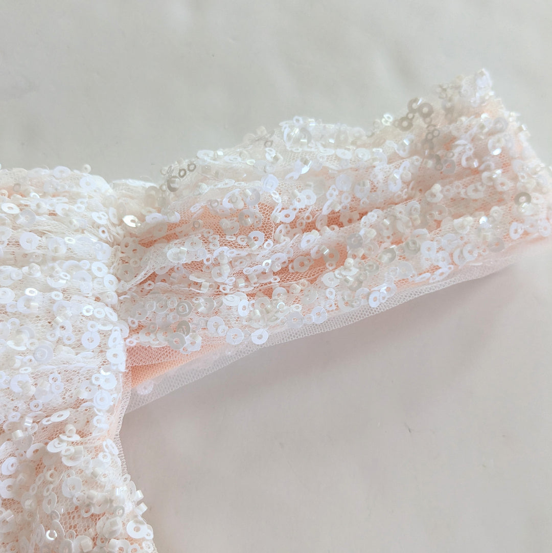 Miss Rosier Margot Beaded Wedding Gown Size Medium NWT