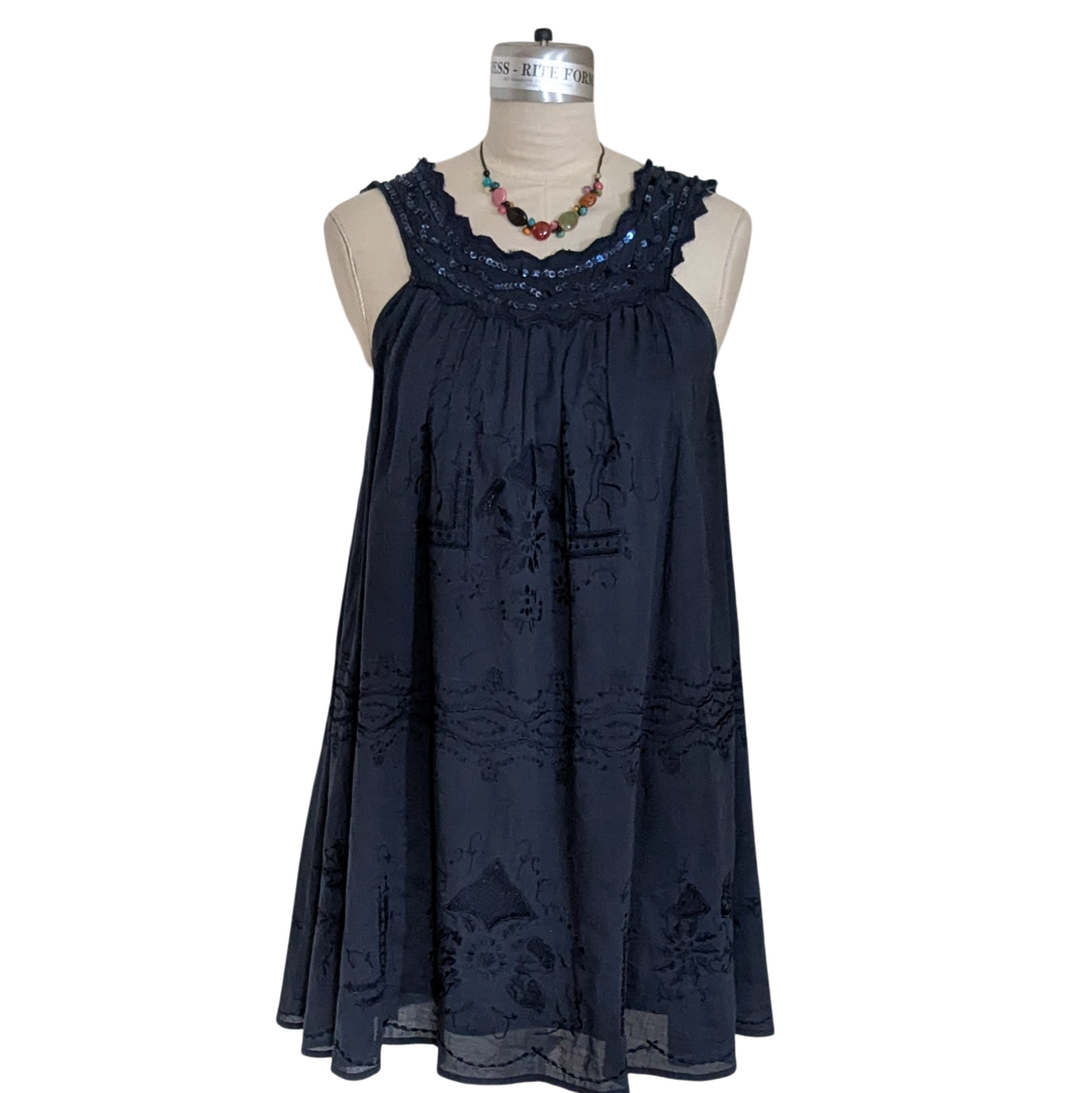 Rery Navy Mini Dress Size Medium