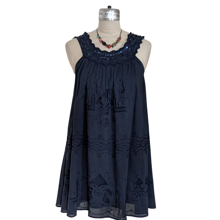Rery Navy Mini Dress Size Medium