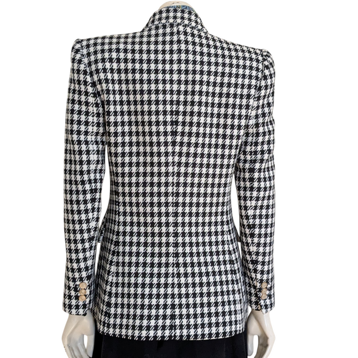 Zara Houndstooth Blazer Size Small
