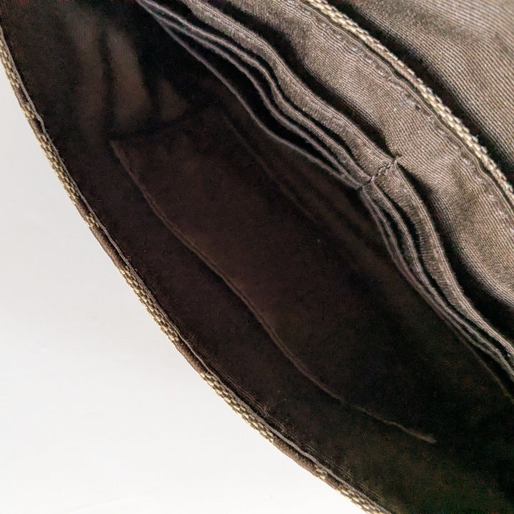 Coach Signature Logo Canvas Wristlet