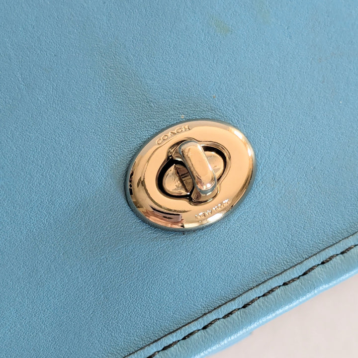 Coach Blue Leather Crossbody