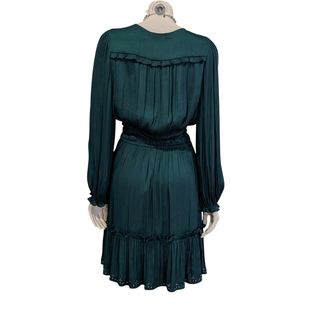 Evelyn & Annie Dark Green Mini Dress Size Small