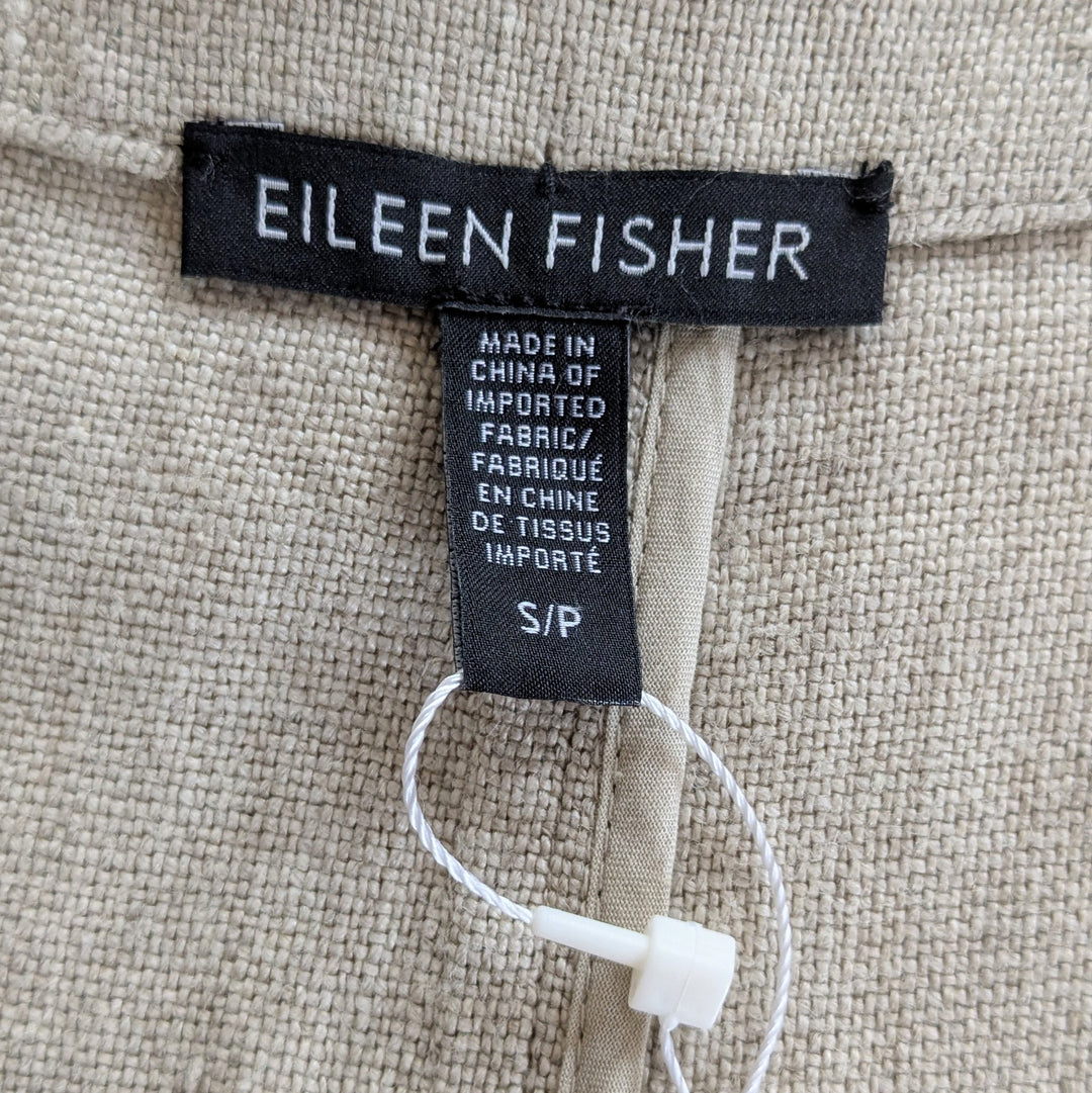 Eileen Fisher Linen Blazer Size Small