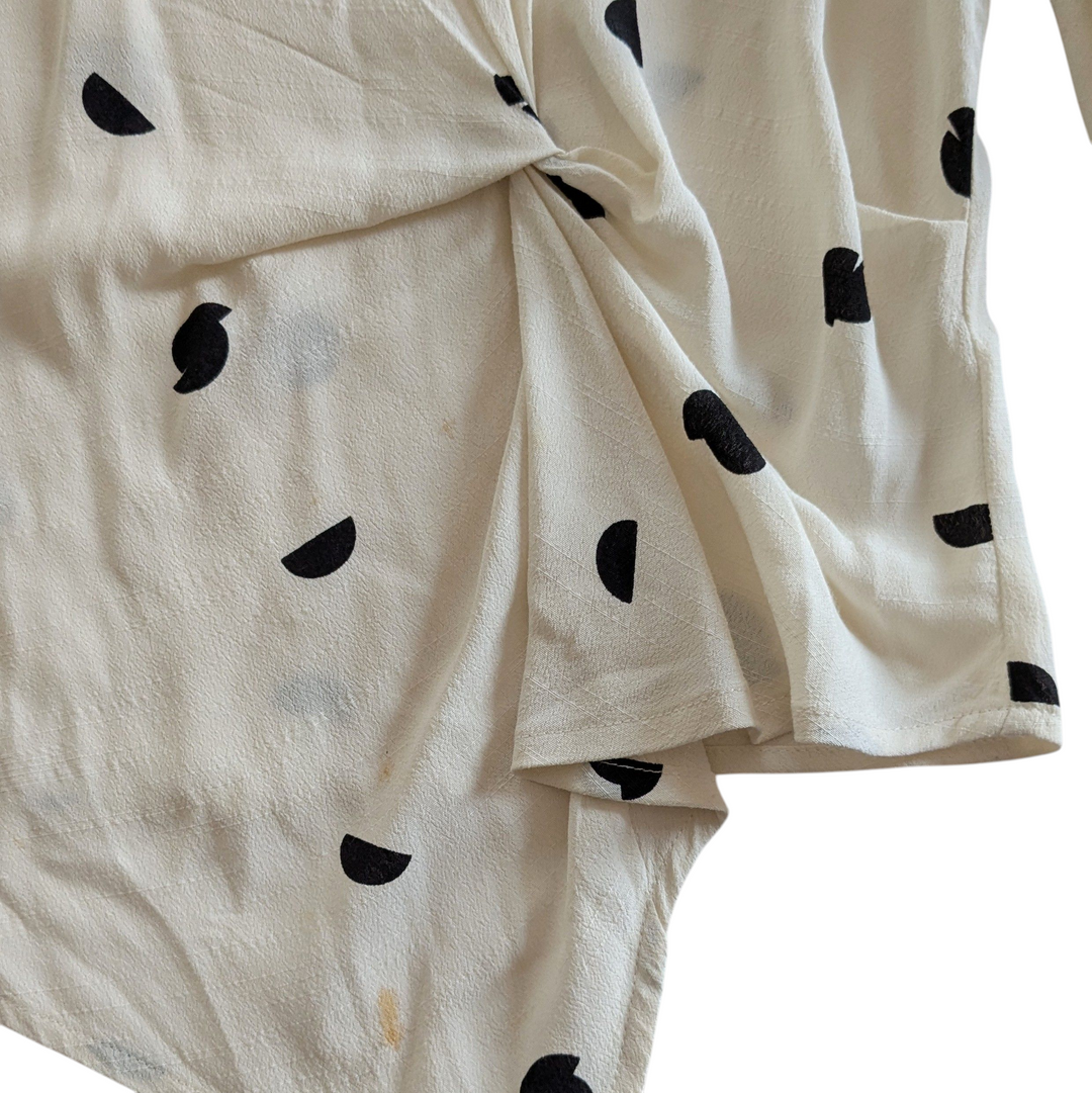 ASTR Polka Dot Blouse Size Large