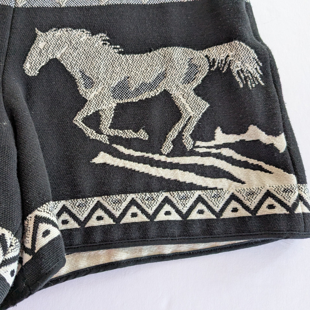 Maje Ipi Horse Print Shorts Size 38