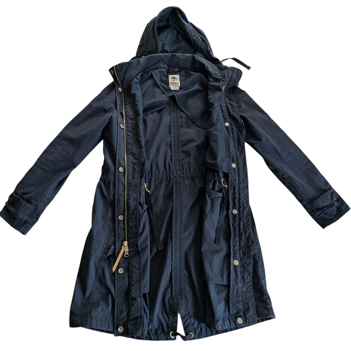 Timberland Long Hooded Jacket Size XS