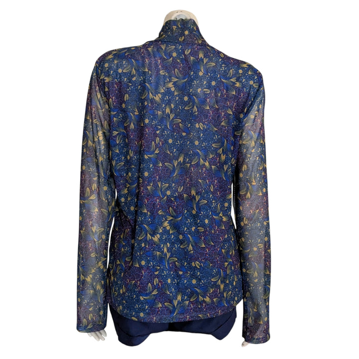 By Anthropologie Semi Sheer Top Size 1X