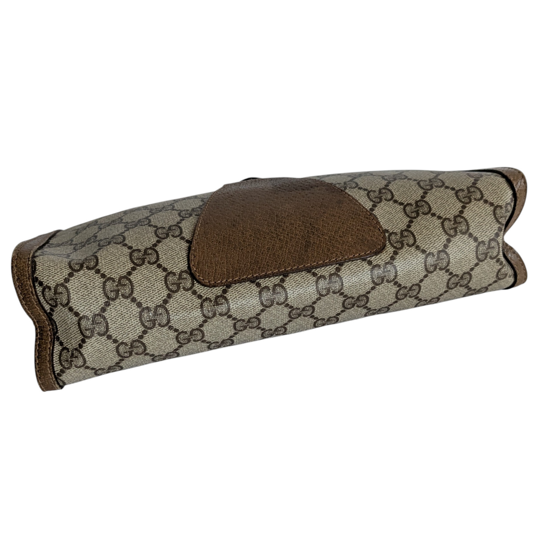 Gucci GG Supreme Sherry Line Vintage Clutch